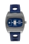Preview: UMF Ruhla Herrenuhr Automatik Scheibenuhr Limited Blau 1434-3