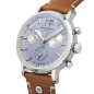 Preview: Bruno Söhnle Glashütte Herrenuhr Marcato III Chrono Blau Leder 17-13143-343