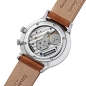 Preview: Bruno Söhnle Glashütte Herrenuhr Brunello GMT Großdatum Braun 17-73239-721