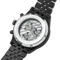 Preview: Bruno Söhnle Glashütte Herrenuhr Turin Chronograph Schwarz 17-73229-740