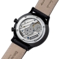 Preview: Bruno Söhnle Glashütte Herrenuhr Brunello GMT Großdatum Schwarz 17-73239-721