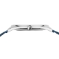 Preview: Bering Damenuhr Edelstahl Saphirglas Milanaise Blau Flach 31mm 17031-307