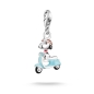 Preview: THOMAS SABO x Peanuts™ Charm Snoopy auf Vespa 925 Silber 2243-664-7