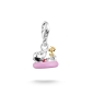 Preview: THOMAS SABO x Peanuts™ Snoopy mit Woodstock im Schwimmring 925 Silber 2244-427-7
