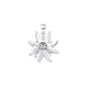 Preview: Seinerzeit Ketten Anhänger Edelweiss Clara 925 Silber SZA-3990-468
