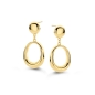 Preview: Spirit Icons Ohrringe Ohrstecker Ohrhänger 925er Silber Goldfarben 43102