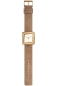 Preview: Rolf Cremer Damenuhr Play Goldfarben Beige Leder 35mm 508900