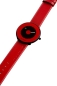 Preview: Rolf Cremer Damenuhr Running Gent Edelstahl Quarz Rot Leder 42mm 509401