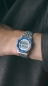 Preview: Seiko Herrenuhr "Rotocall“ Digital Alarm 10BAR Blau 37mm SMGG21P1