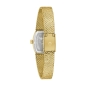 Preview: Bulova Damenuhr Quarz Edelstahl Saphirglas Goldfarben Klein 97L184