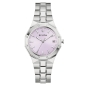Preview: Bulova Damenuhr Quarz Edelstahl Saphirglas Datum Rosa 10BAR 96M170