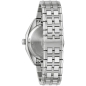 Preview: Bulova Herrenuhr Edelstahl Datum Saphirglas Rot 40mm 96B401