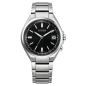 Preview: Citizen Herrenuhr Funkuhr Solar Titan 10BAR Schwarz 37,5mm CB1160-55E