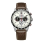 Preview: Citizen Herrenuhr Chronograph Eco-Drive Solar Braun Leder 10BAR CA4714-04A