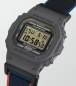Preview: Casio G-SHOCK Herrenuhr Digital Grau Blau Textilband DW-5600MNC-8A2ER