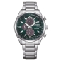 Preview: Citizen Herrenuhr Chronograph Eco-Drive Solar Grün 10BAR CA0459-79X