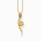Preview: THOMAS SABO Halskette 925 Silber Schlange Goldfarben KE1992-488-7-L45V