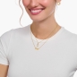 Preview: THOMAS SABO Damen Halskette Silber Buchstabe D Goldfarben KE2243-414-14-L45V