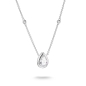 Preview: THOMAS SABO Halskette 925er Silber Tropfen Weiß 45-50cm KE2331-051-14-L50V