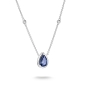 Preview: THOMAS SABO Halskette 925er Silber Tropfen Blau 45-50cm KE2331-166-1-L50V