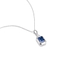Preview: THOMAS SABO Halskette 925er Silber Tropfen Blau 40-45cm KE2381-166-1-L45V