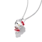 Preview: THOMAS SABO x Hello Kitty Halskette Herz Rot 45-50cm KE2390-M06-10-L50V