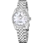 Preview: Festina Damenuhr Edelstahl Datum Saphirglas 10BAR Perlmutt 29mm F20087/1