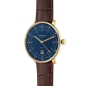 Preview: Sternglas Hamburg Automatik Edition Marine Uhr Goldfarben S02-HHM07-HE01