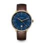 Preview: Sternglas Hamburg Automatik Edition Marine Uhr Goldfarben S02-HHM07-HE01