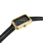Preview: Tissot Damenuhr SRV Saphirglas Goldfarben Leder Schwarz T160.110.36.126.00