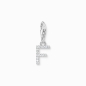 Preview: THOMAS SABO Charm Buchstabe F Silber 925 Zirkonia 1946-051-14