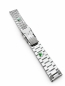 Preview: UMF Ruhla Edelstahl Gliederarmband Ersatzarmband Faltschließe 22mm Stegbreite