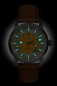 Preview: UMF Ruhla Herrenuhr Colani Automatik GMT Saphirglas Gelb Limited 1364-1