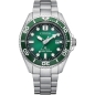 Preview: Citizen Promaster Herrenuhr Solar Saphirglas 20BAR Grün BN0269-50W