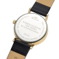 Preview: UMR Ruhla Damenuhr Himmelsscheibe von Nebra Leder 32mm Goldfarben 20736