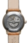 Preview: Zeppelin Herrenuhr Automatik Offene Unruh Rosé Leder Braun 7664-1