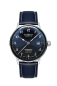 Preview: Zeppelin Herrenuhr LZ129 Hindenburg Automatik Datum Leder Blau 8056-3