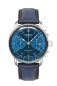 Preview: Zeppelin Herrenuhr Méditerranée Chronograph Leder Blau 42mm 9670-3