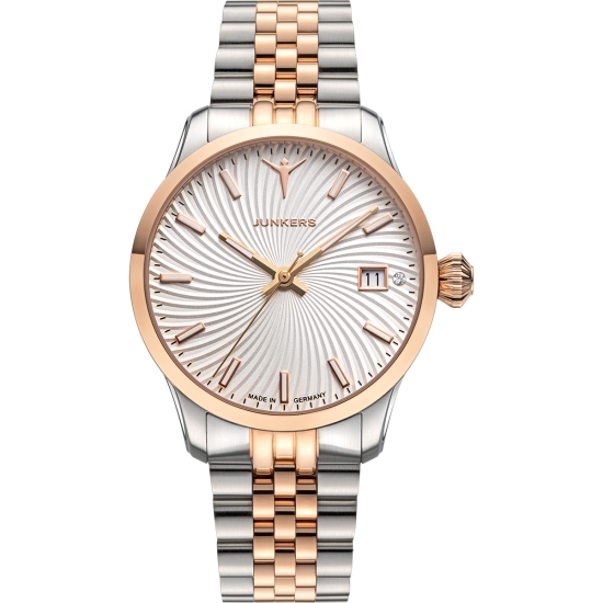 Junkers Damenuhr Victoria Datum Saphirglas Bicolor Rosé 970.62.33.M