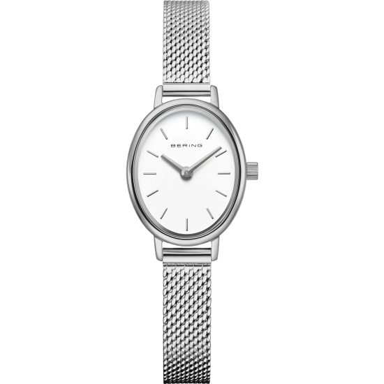 Bering Damenuhr Saphirglas Oval Milanaise Klein 20 mm 11022-004