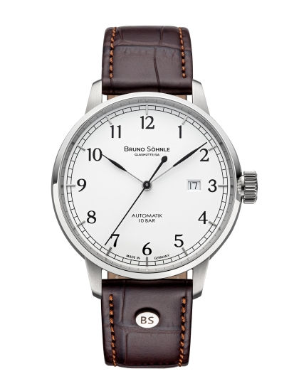 Bruno Söhnle Glashütte Herrenuhr Hamburg Automatik Big 17-12203-221