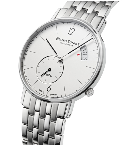 Bruno Söhnle Glashütte Herrenuhr Rondo Big Saphirglas 38mm 17-13053-262
