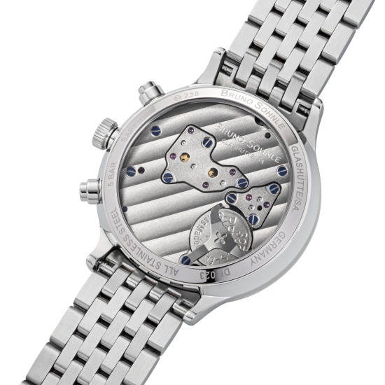 Preview: Bruno Söhnle Glashütte Damenuhr Bologna Chrono Datum Saphirglas17-13238-850