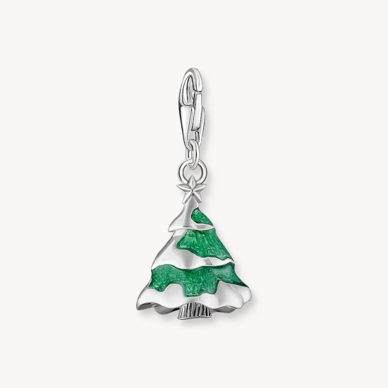 Preview: THOMAS SABO Weihnachtsbaum Charm 925 Silber 2198-390-7