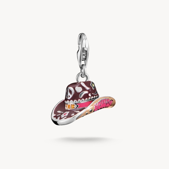 THOMAS SABO Charm Anhänger Cowboy-Hut 925 Silber 2216-041-7
