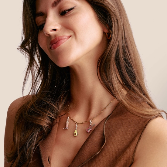 THOMAS SABO Charm Anhänger E-Gitarre 925 Silber 2220-691-7