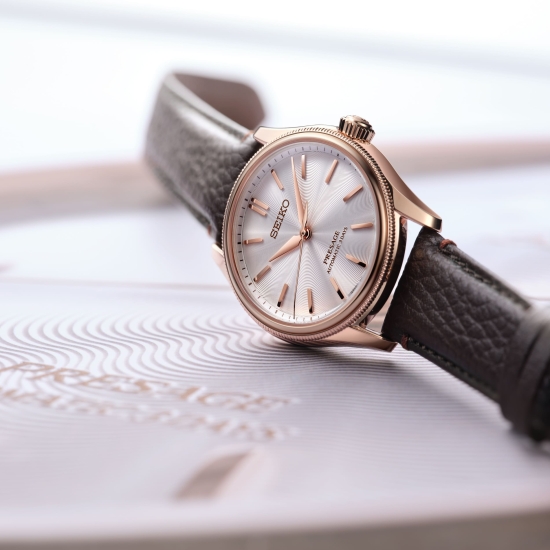 Preview: Seiko Classic Series Herrenuhr Automatik TOMIOKA SILK Limited Edition HCC008J1