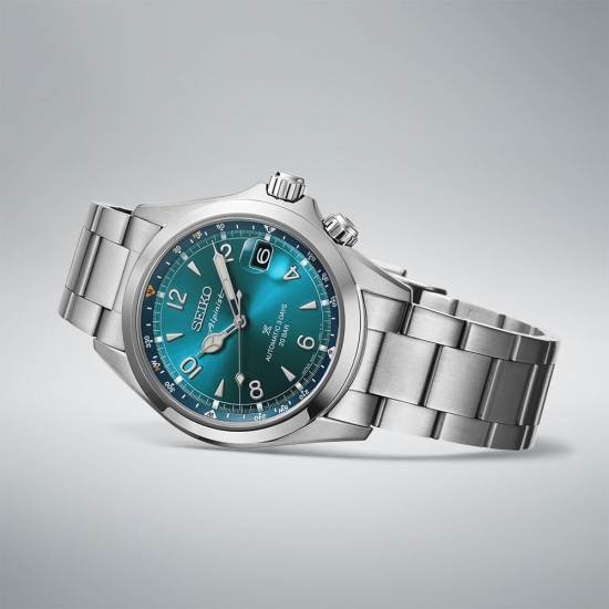 Preview: Seiko Prospex Alpinist Automatik Herrenuhr Saphirglas Blau 39,5mm SPB503J1