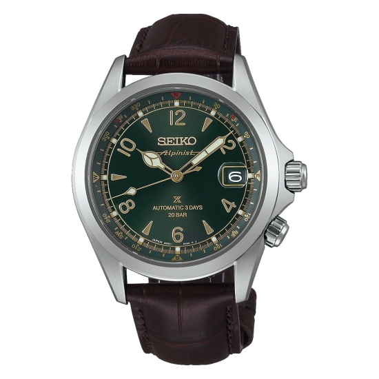 Seiko Prospex LAND Alpinist Automatik Saphirglas Leder SPB507J1