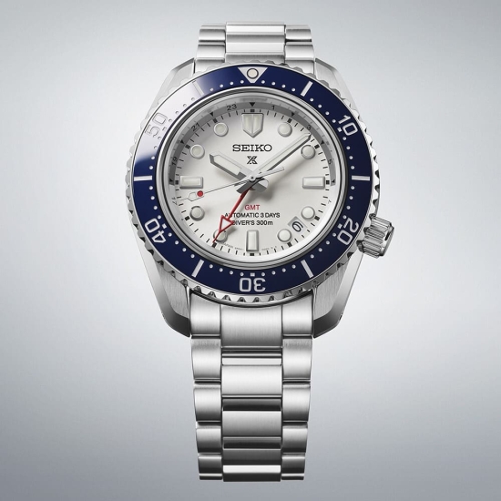Seiko Prospex Automatik GMT Herrenuhr Taucher Saphirglas 42mm SPB519J1